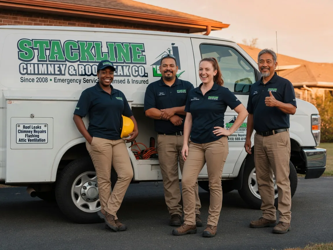 Chimney flashing repair company in Echo, LA